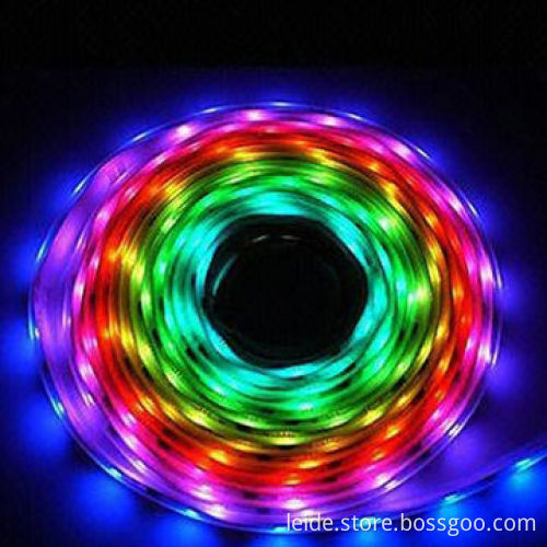 RGB LED strip light, SMD 5050, 30 LEDs/m, CE certified, RoHS Directive-compliant